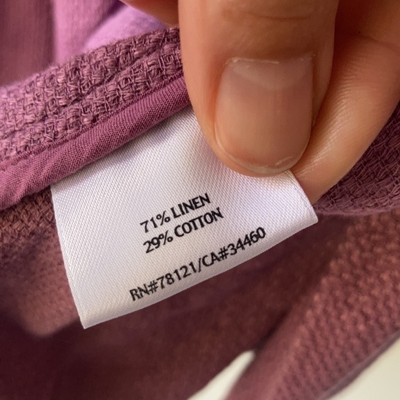 Eileen Fisher Linen Cotton Open Cardigan - Picture 5 of 7